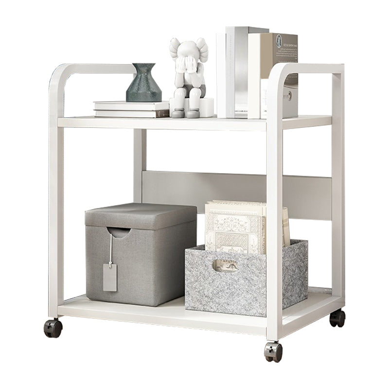 Ladder Wood and Metal Bookshelf, Multi Tiers Contemporary Bookcase for Living Room