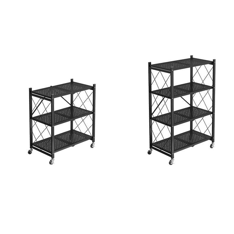 Steel Bookcase, 14.5" W, Geometric 3/4/5-Shelf Stackable Bookshelf Shelves