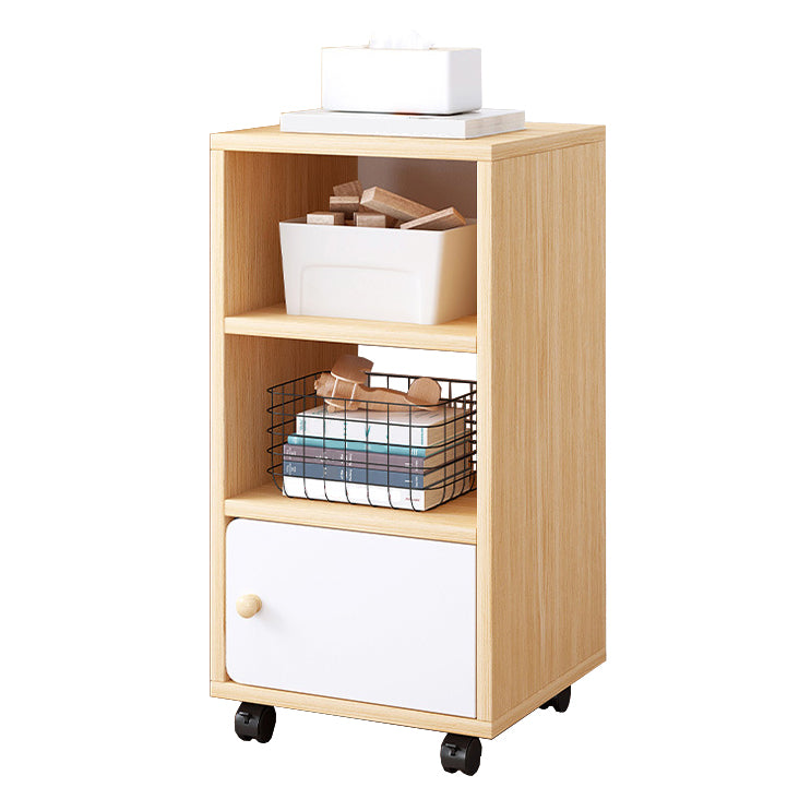 Scandinavian Wood Bookshelf 11.8" Wide Standard Shelf Bookcase