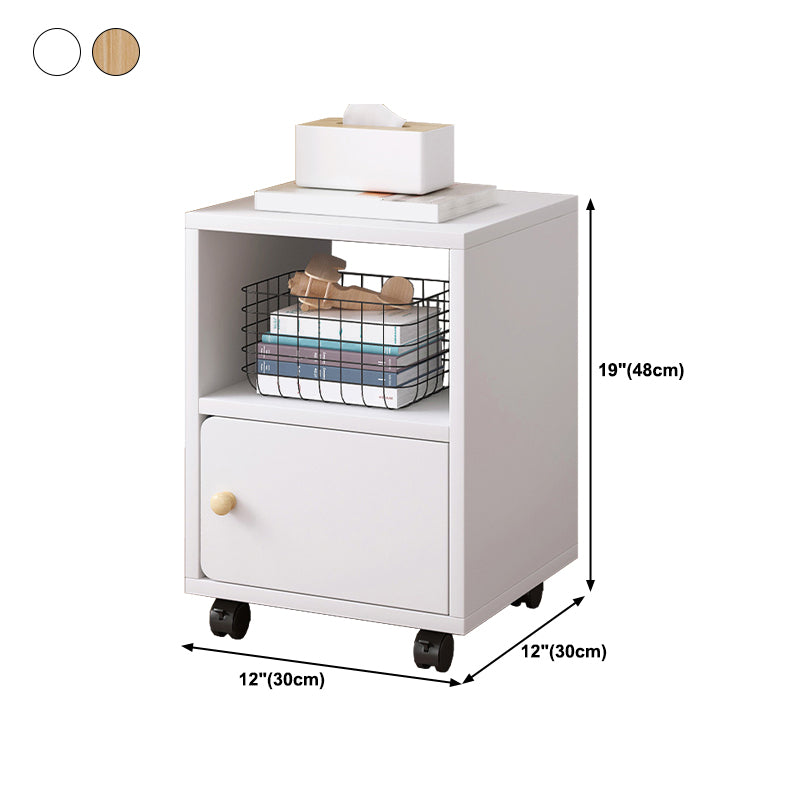 Scandinavian Wood Bookshelf 11.8" Wide Standard Shelf Bookcase