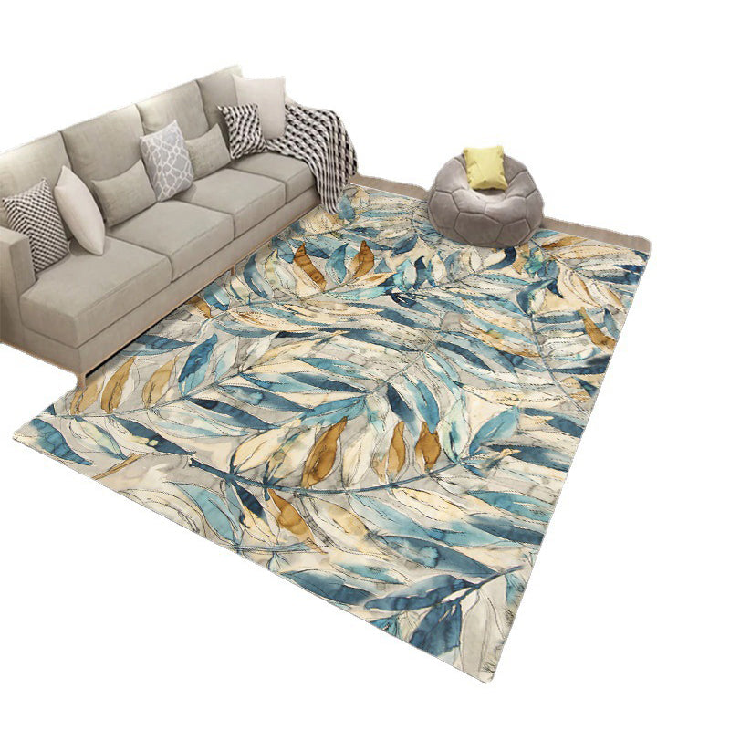 Modern Carpet Funky Abstract Print Carpet Polyester Carpet with Non-Slip Backing
