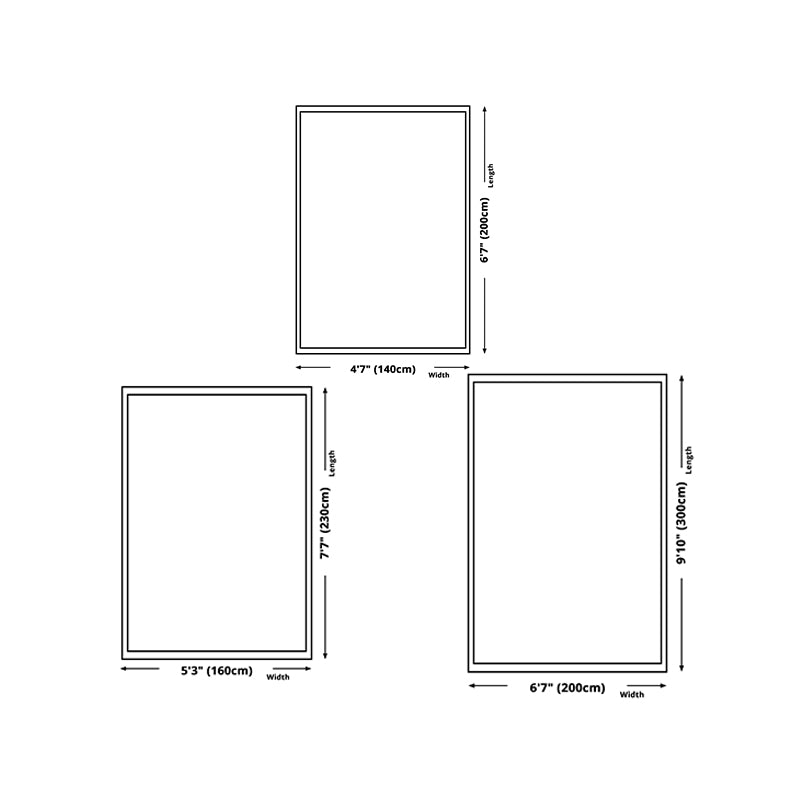 Modern Graphic Pattern Rug Polyester Indoor Carpet Stain Resistant Carpet for Living Room