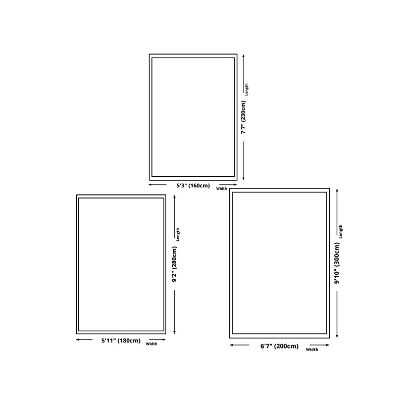 Modern Plaid Carpet Polyester Indoor Rug Non-Slip Backing Rug for Home Decoration