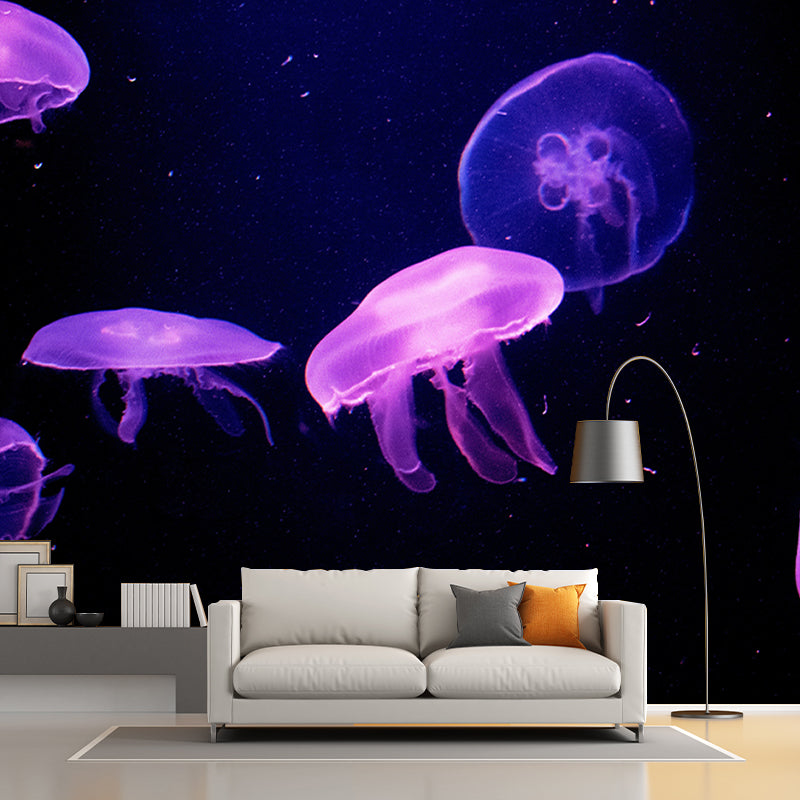 Photography Wall Mural Jellyfish Print Drawing Room Wall Mural