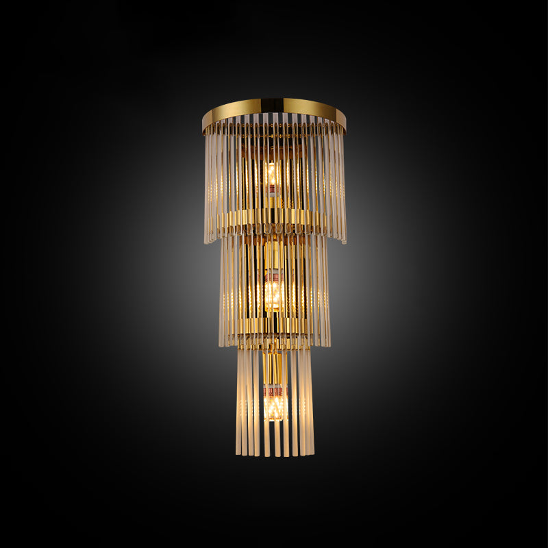 Wall Mounted Lighting Minimalist Style Crystal Wall Sconce Lighting