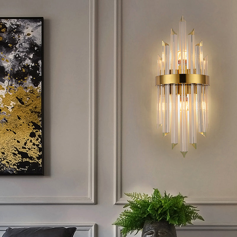 Wall Mounted Lighting Minimalist Style Crystal Wall Sconce Lighting