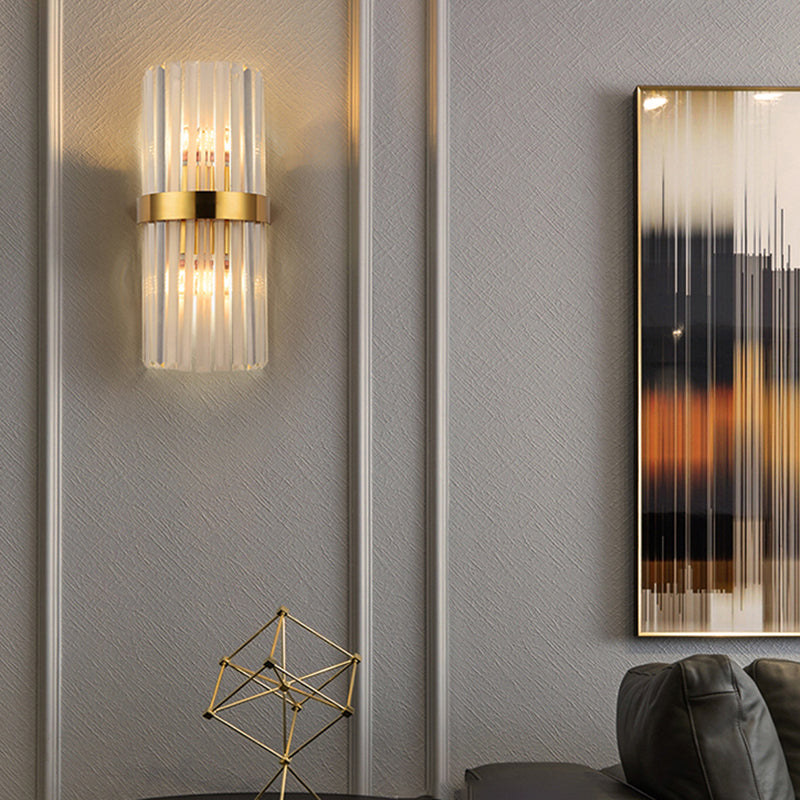 Wall Mounted Lighting Minimalist Style Crystal Wall Sconce Lighting