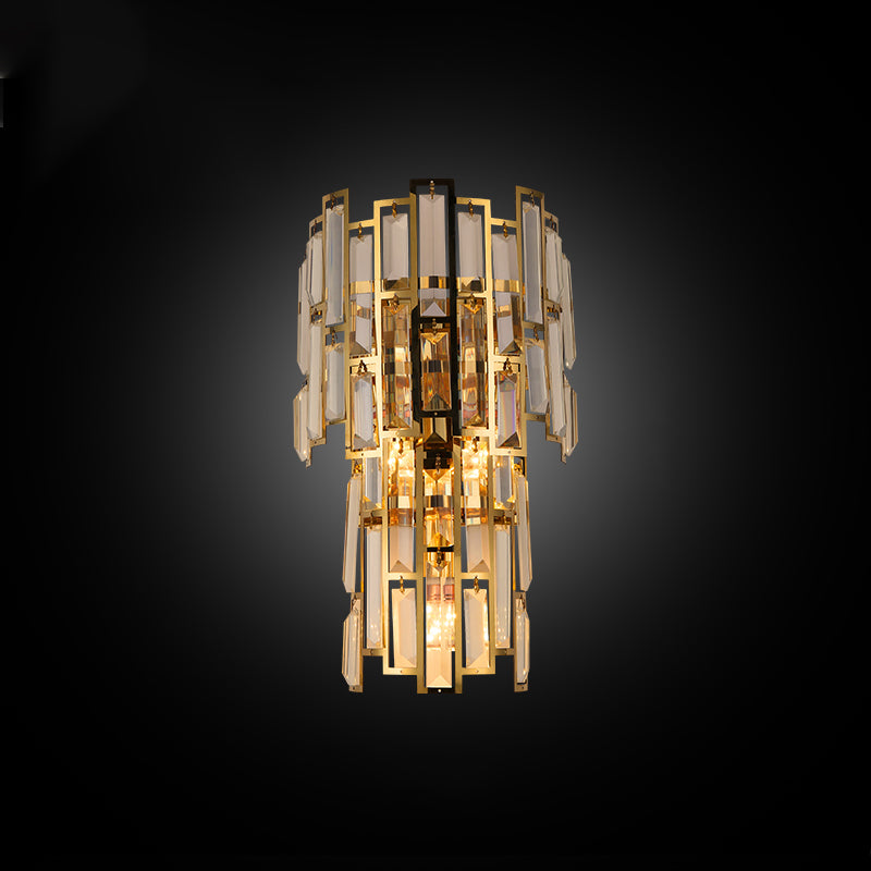 Wall Mounted Lighting Minimalist Style Crystal Wall Sconce Lighting