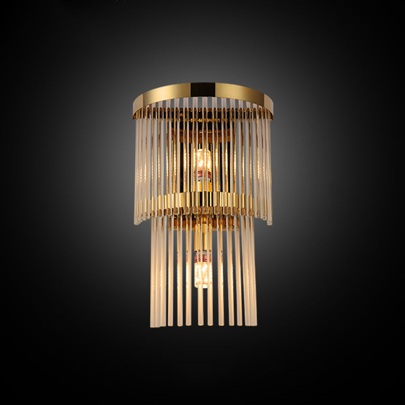 Wall Mounted Lighting Minimalist Style Crystal Wall Sconce Lighting