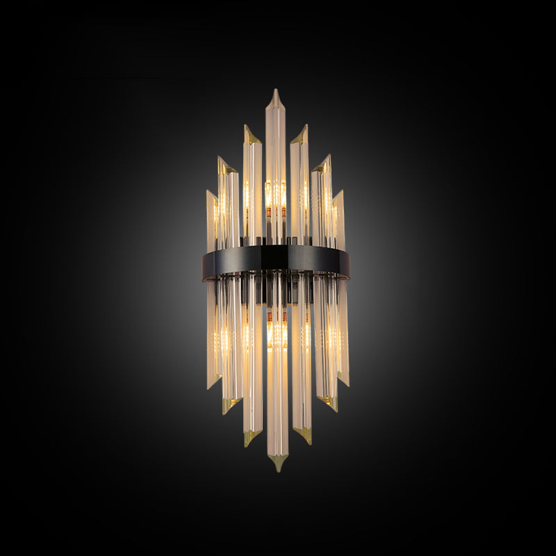 Wall Mounted Lighting Minimalist Style Crystal Wall Sconce Lighting