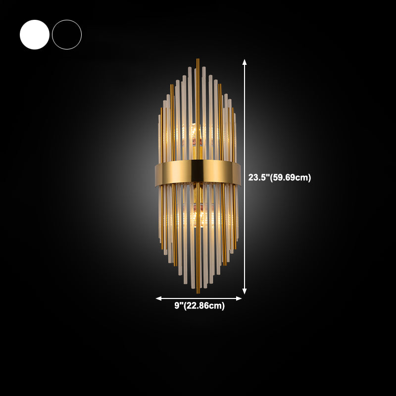 Wall Mounted Lighting Minimalist Style Crystal Wall Sconce Lighting