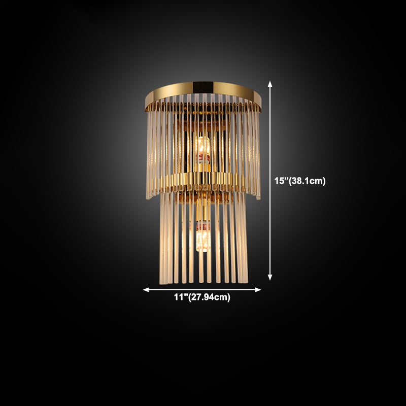 Wall Mounted Lighting Minimalist Style Crystal Wall Sconce Lighting