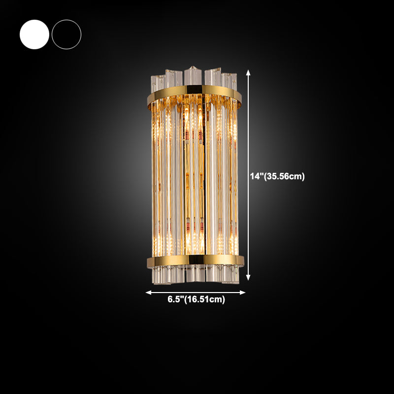 Wall Mounted Lighting Minimalist Style Crystal Wall Sconce Lighting
