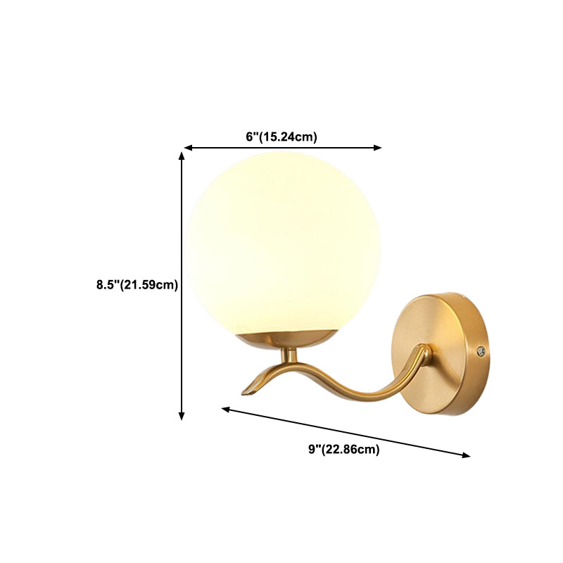 Wall Mounted Lighting Minimalist Global Glass Wall Sconce Lighting