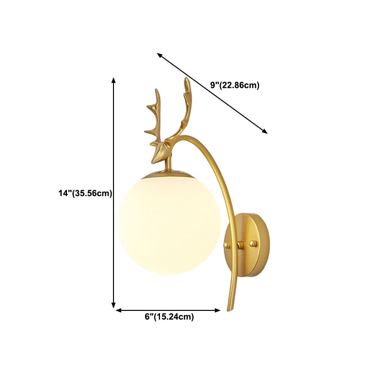 Wall Mounted Lighting Minimalist Global Glass Wall Sconce Lighting