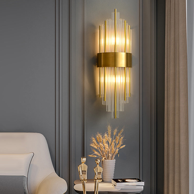 Crystal Wall Mounted Lighting Modern Style Sconce Light Fixture