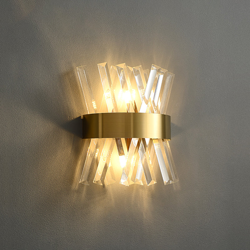 Crystal Wall Mounted Lighting Modern Style Sconce Light Fixture