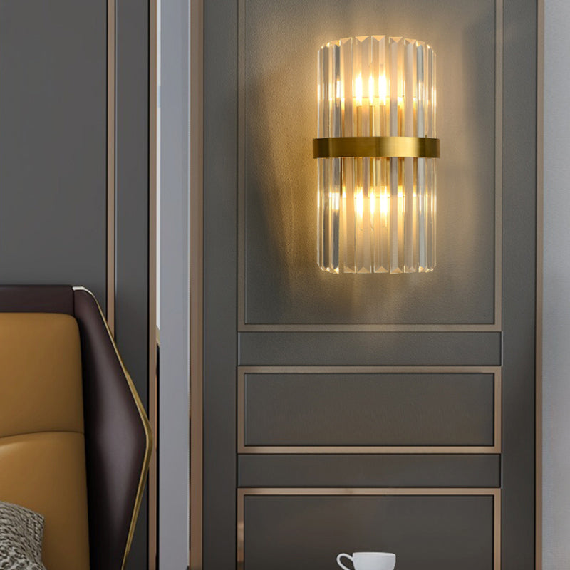 Crystal Wall Mounted Lighting Modern Style Sconce Light Fixture