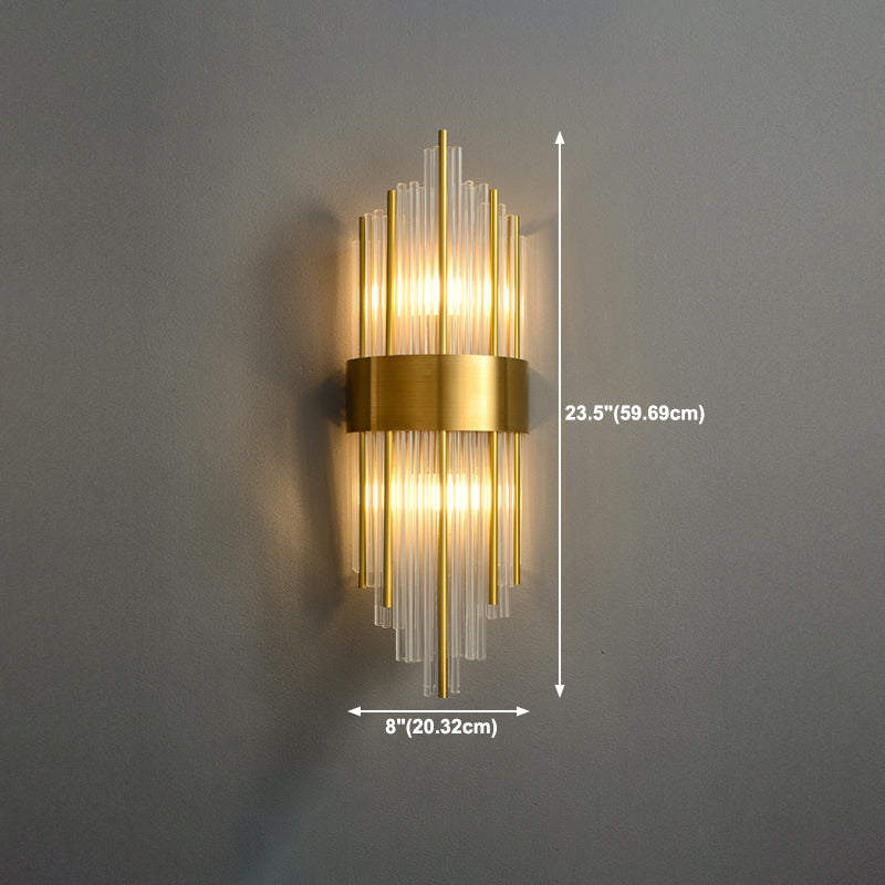 Crystal Wall Mounted Lighting Modern Style Sconce Light Fixture