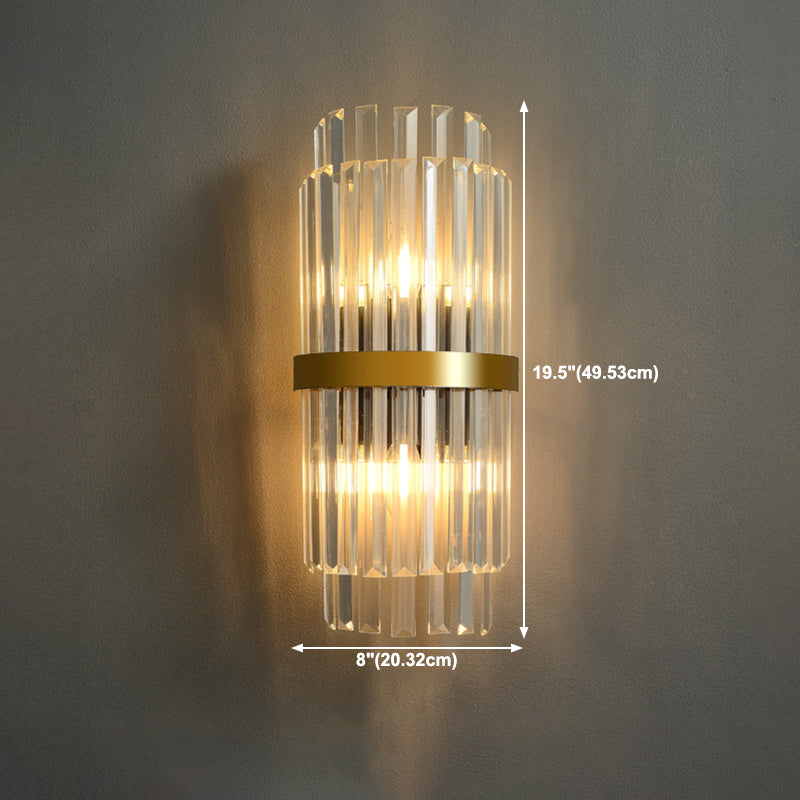 Crystal Wall Mounted Lighting Modern Style Sconce Light Fixture