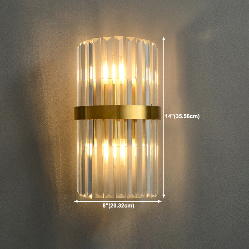 Crystal Wall Mounted Lighting Modern Style Sconce Light Fixture