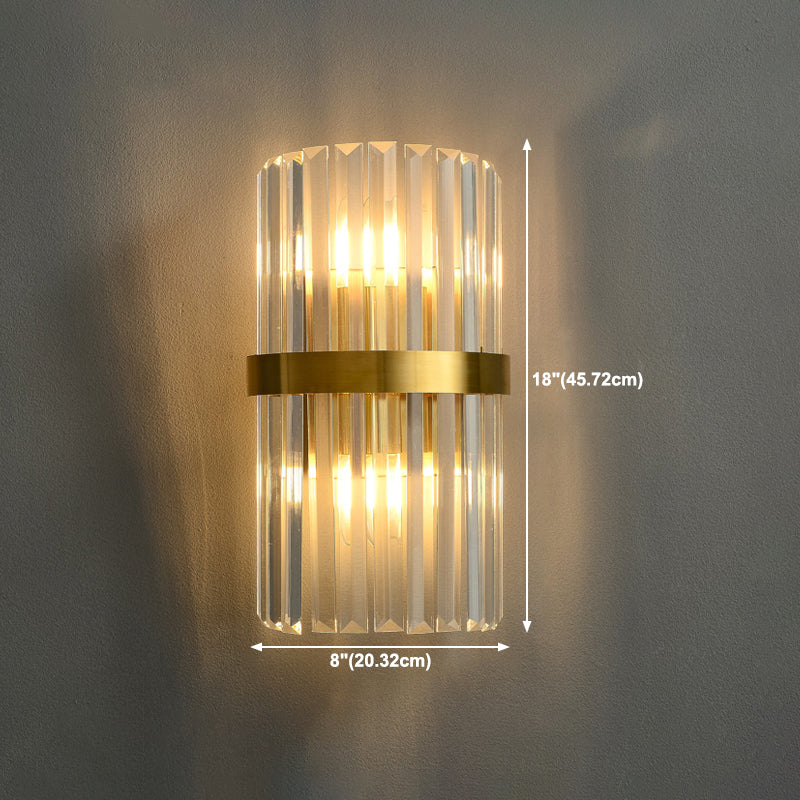 Crystal Wall Mounted Lighting Modern Style Sconce Light Fixture