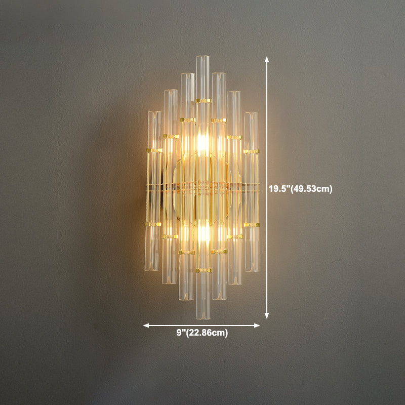 Crystal Wall Mounted Lighting Modern Style Sconce Light Fixture