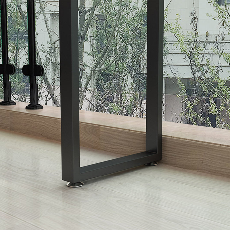 Pine Wood Bar Dining Table Modern Rectangle Bar Table for Milk Tea Shop Balcony