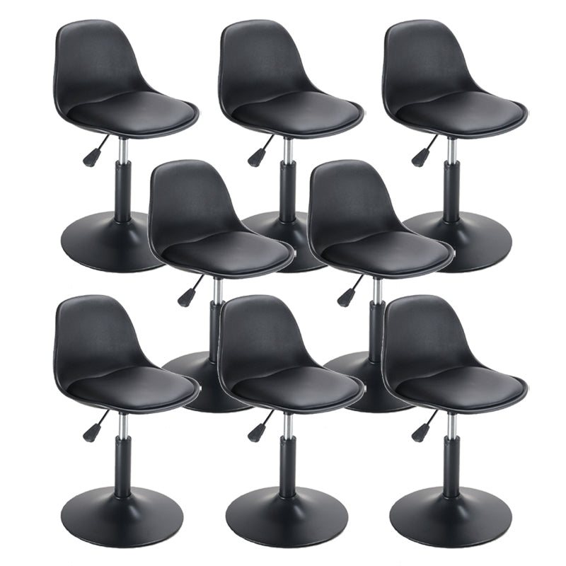 Scandinavian Adjustable Height Bar Stool Faux Leather Bar Stool for Bristol