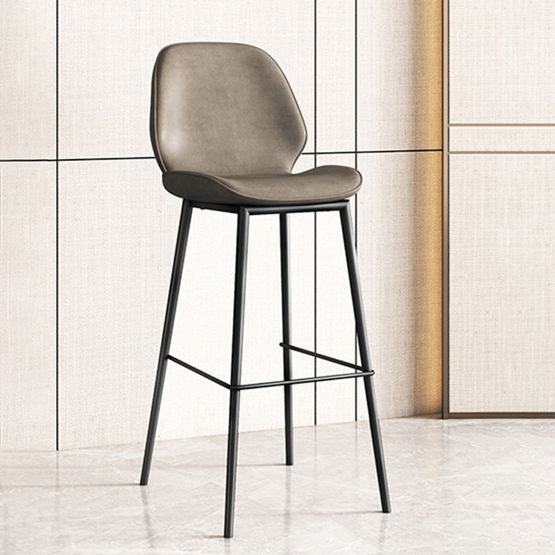 Industrial Bucket Counter & Bar Stool Footrest Metal Indoor Counter Chair