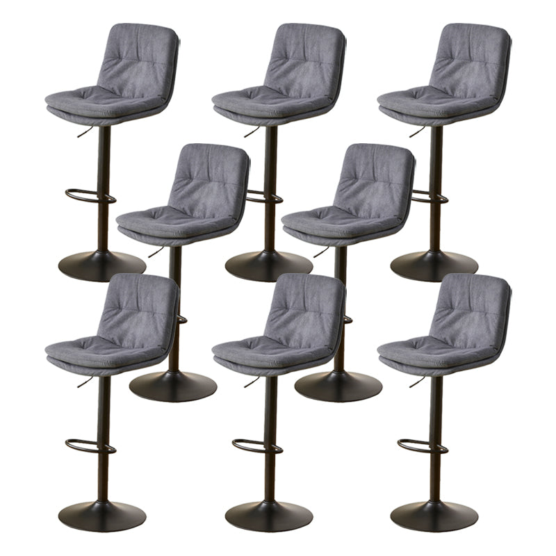 Bucket Adjustable Height Dining Stool Industrial Indoor Counter-height Stool with Swivel