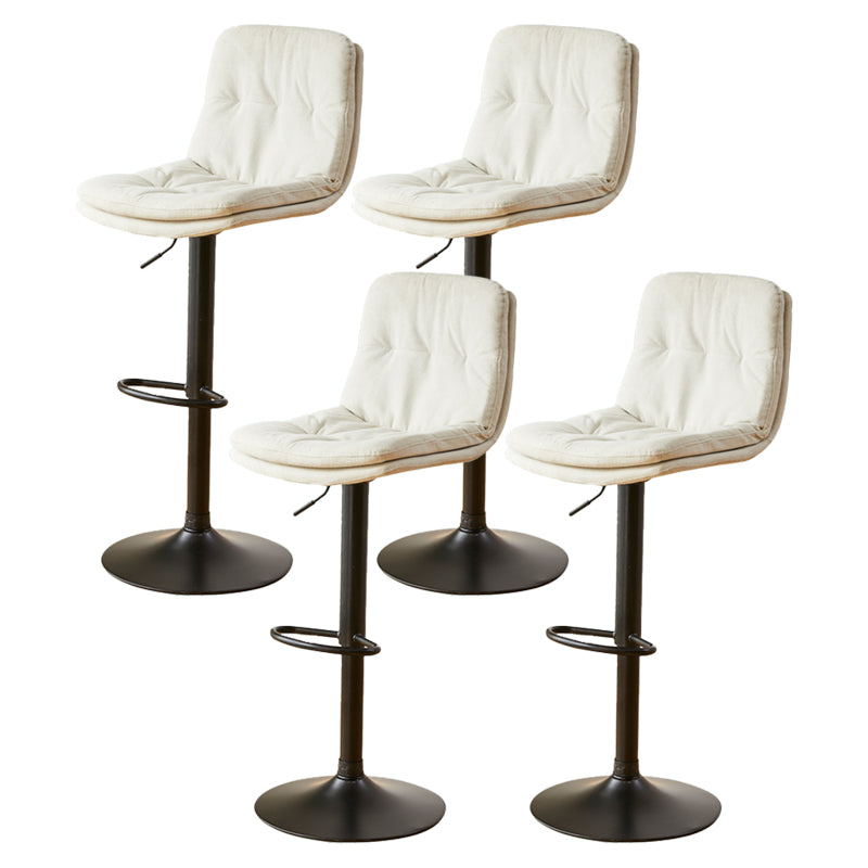 Bucket Adjustable Height Dining Stool Industrial Indoor Counter-height Stool with Swivel