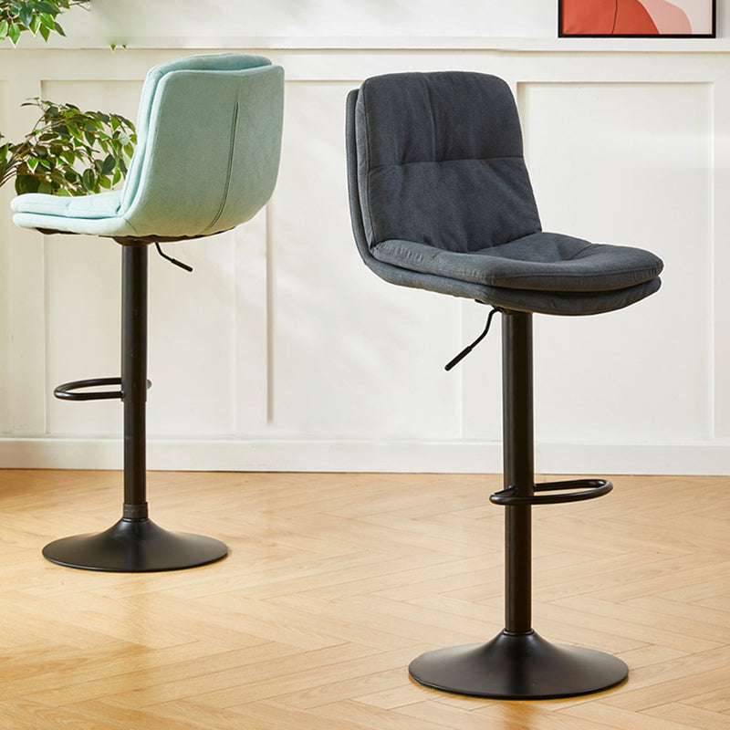 Bucket Adjustable Height Dining Stool Industrial Indoor Counter-height Stool with Swivel