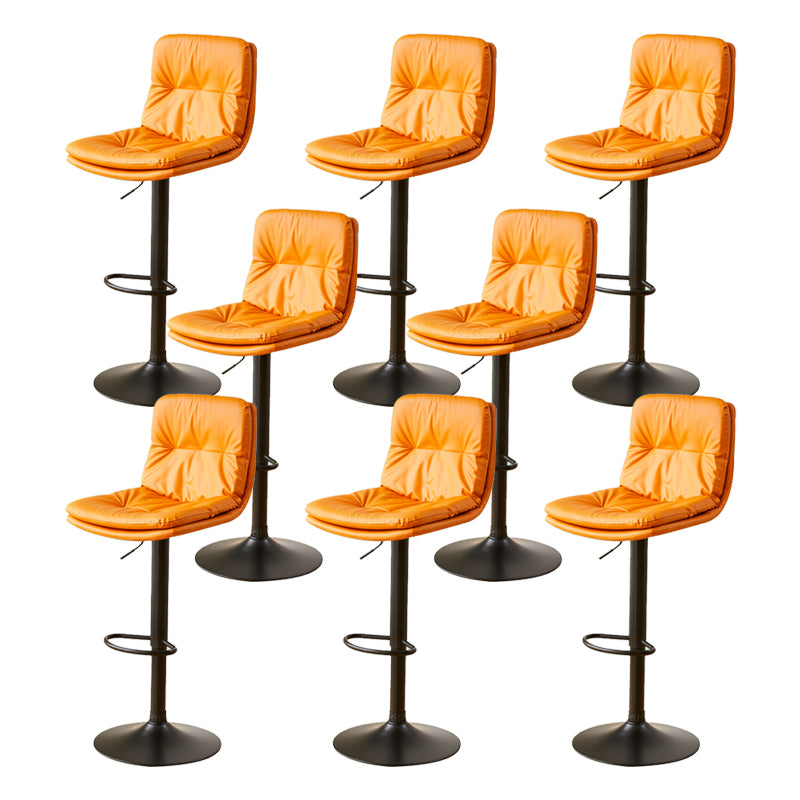 Bucket Adjustable Height Dining Stool Industrial Indoor Counter-height Stool with Swivel