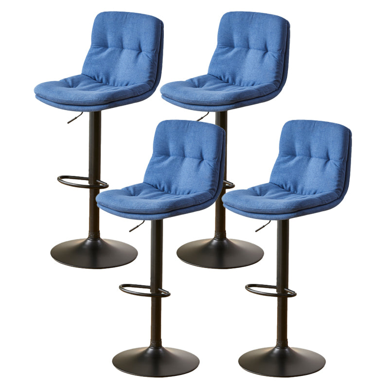 Bucket Adjustable Height Dining Stool Industrial Indoor Counter-height Stool with Swivel