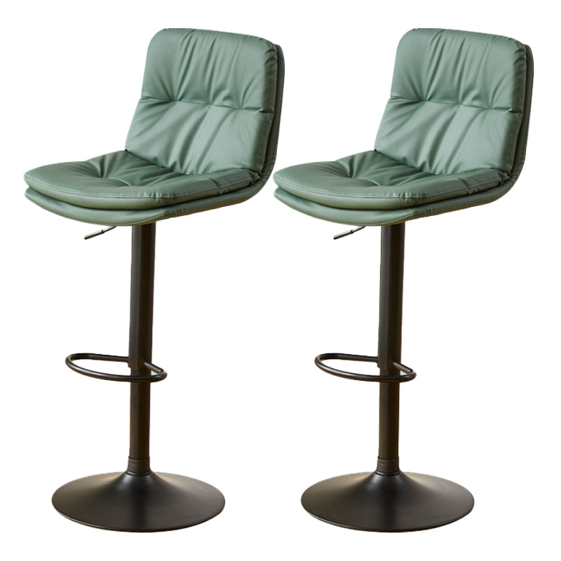 Bucket Adjustable Height Dining Stool Industrial Indoor Counter-height Stool with Swivel