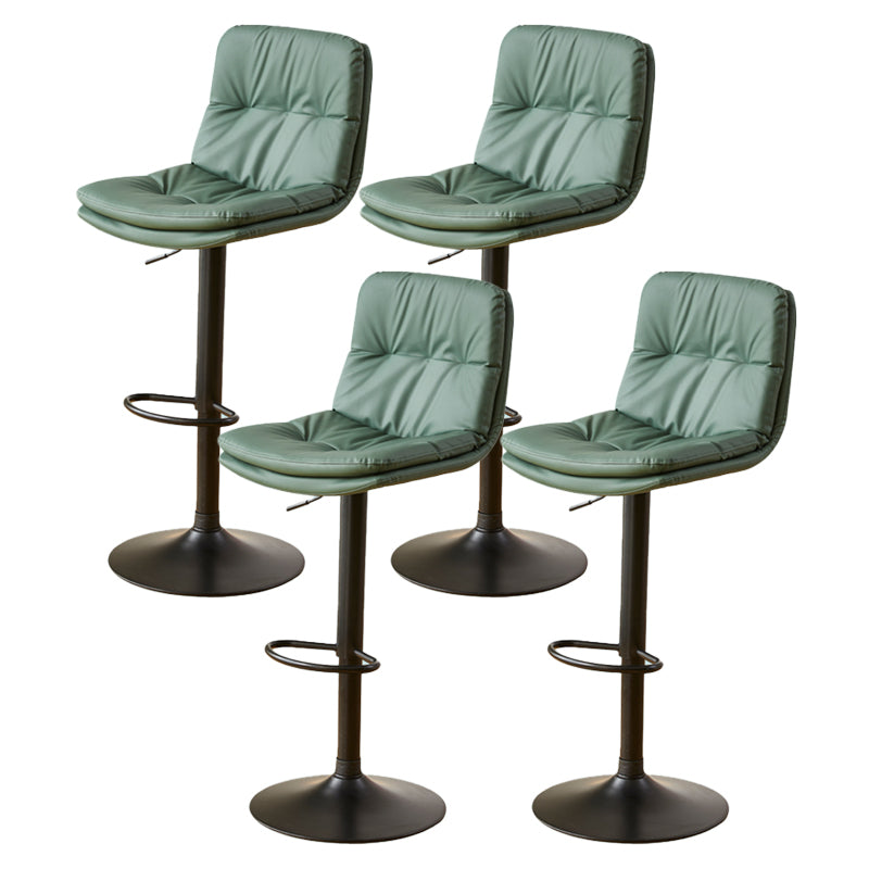 Bucket Adjustable Height Dining Stool Industrial Indoor Counter-height Stool with Swivel