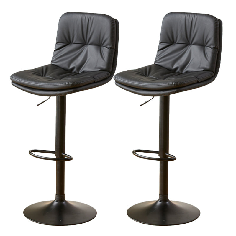 Bucket Adjustable Height Dining Stool Industrial Indoor Counter-height Stool with Swivel