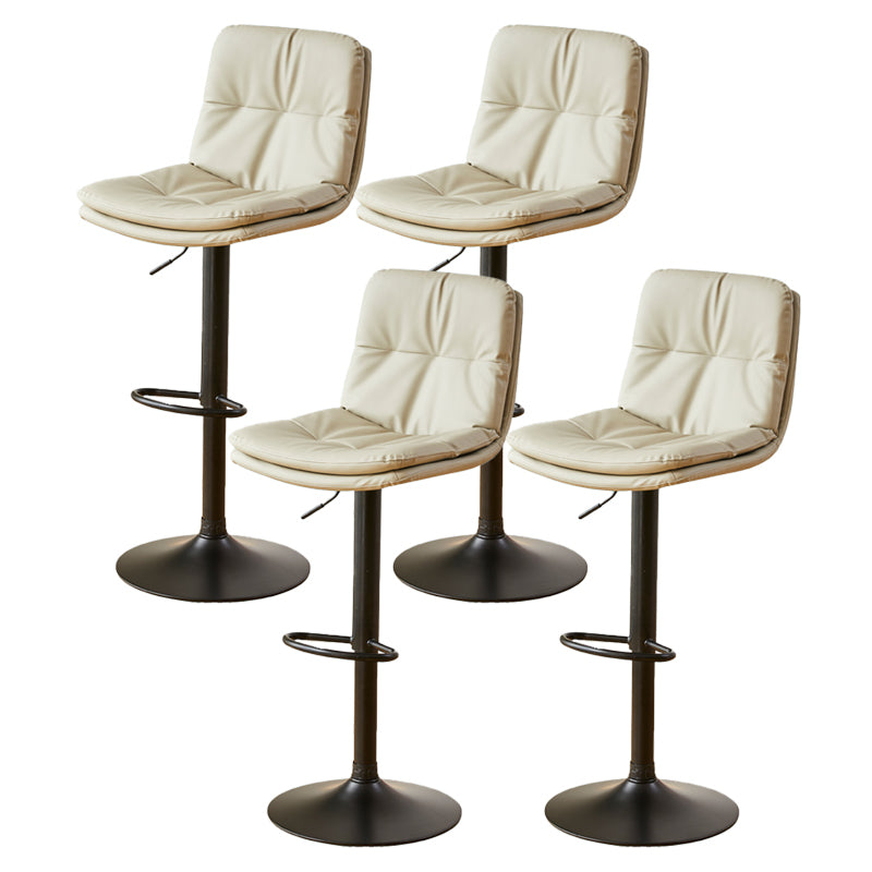 Bucket Adjustable Height Dining Stool Industrial Indoor Counter-height Stool with Swivel