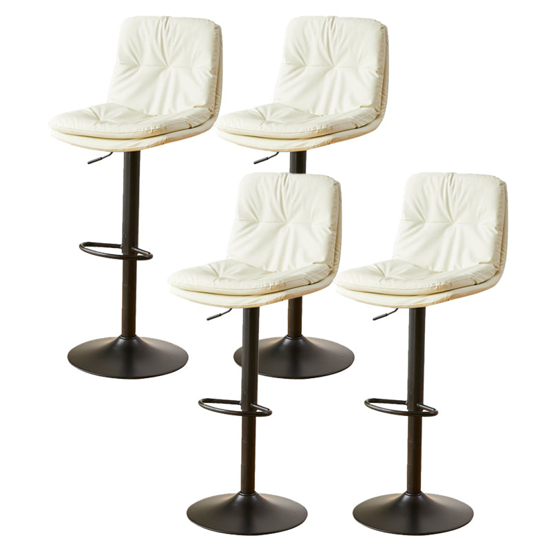 Bucket Adjustable Height Dining Stool Industrial Indoor Counter-height Stool with Swivel