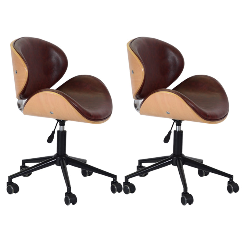 Contemporary Metal Barstool Faux Leather Counter Stool in Matte Finish