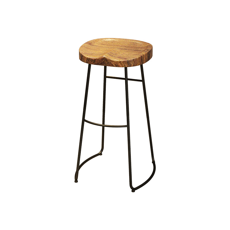 Industrial Rectangle Solid Wood Bar Table Set 1/4/7 Pieces Counter Table with High Stools