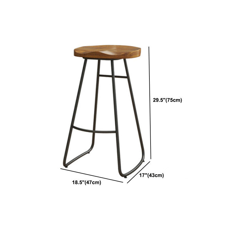 Modern Rectangle Solid Wood Bar Table Set 1/5/6 Pieces Counter Table with Backless Stools