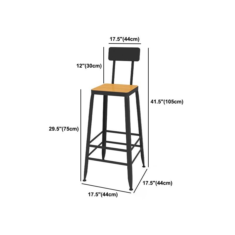 Luxurious Rectangle Solid Wood Bar Table Set 1/6/11 Pieces Counter Table with High Stools