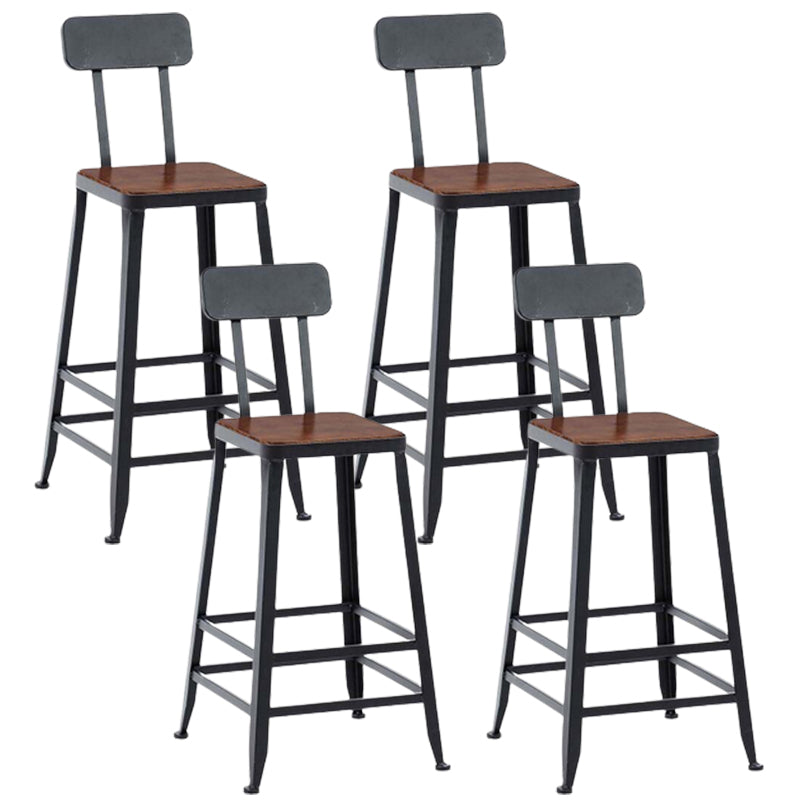 Industrial 1/4/6/11 Pieces Bar Table Set Rectangle Pine Wood Counter Table with Stools