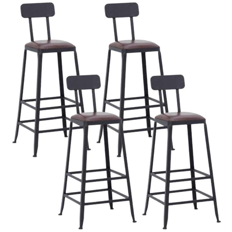 Industrial 1/4/6/11 Pieces Bar Table Set Rectangle Pine Wood Counter Table with Stools