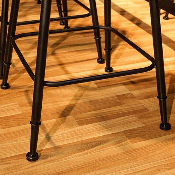 Industrial 1/4/6/11 Pieces Bar Table Set Rectangle Pine Wood Counter Table with Stools