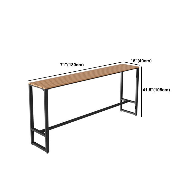 Industrial Bar Table Set 1/2/5 Pcs Rectangular Bar Table and Stools