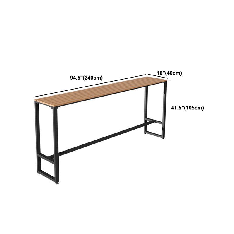 Industrial Bar Table Set 1/2/5 Pcs Rectangular Bar Table and Stools