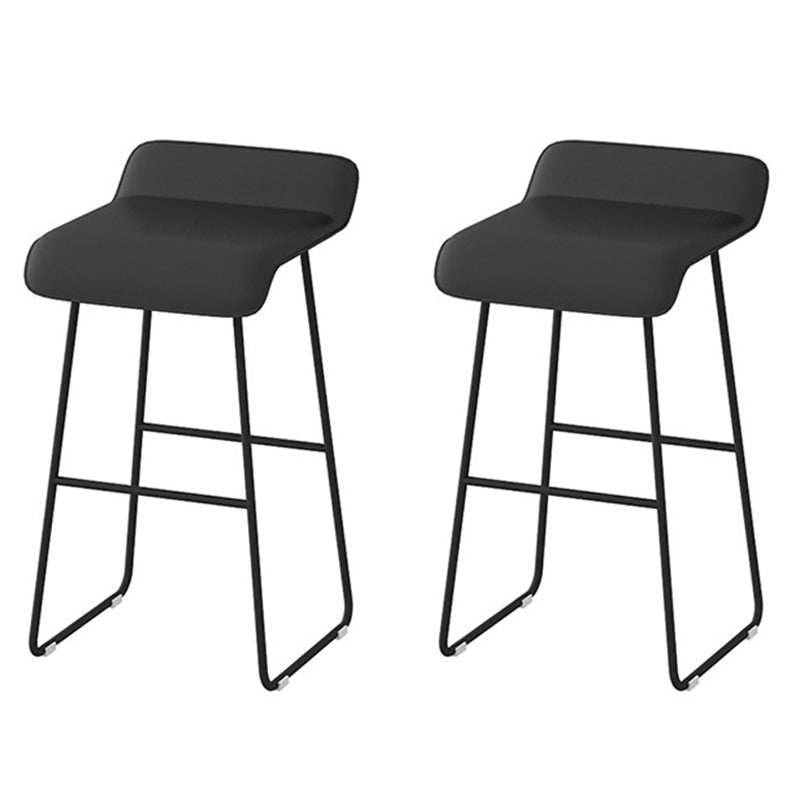 Modern Counter Height Set 1/2/3 Pcs Sintered Stone Dining Bar Table with Low Back Stool